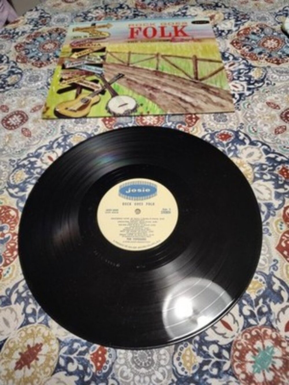 THE TOPSIDERS LP ROCK GOES FOLK